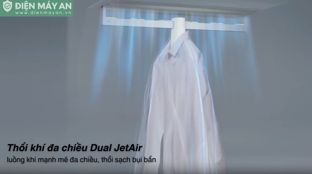 Tủ chăm sóc quần áo thông minh Samsung Bespoke AirDresser 5 móc DF24CB9900CRSV